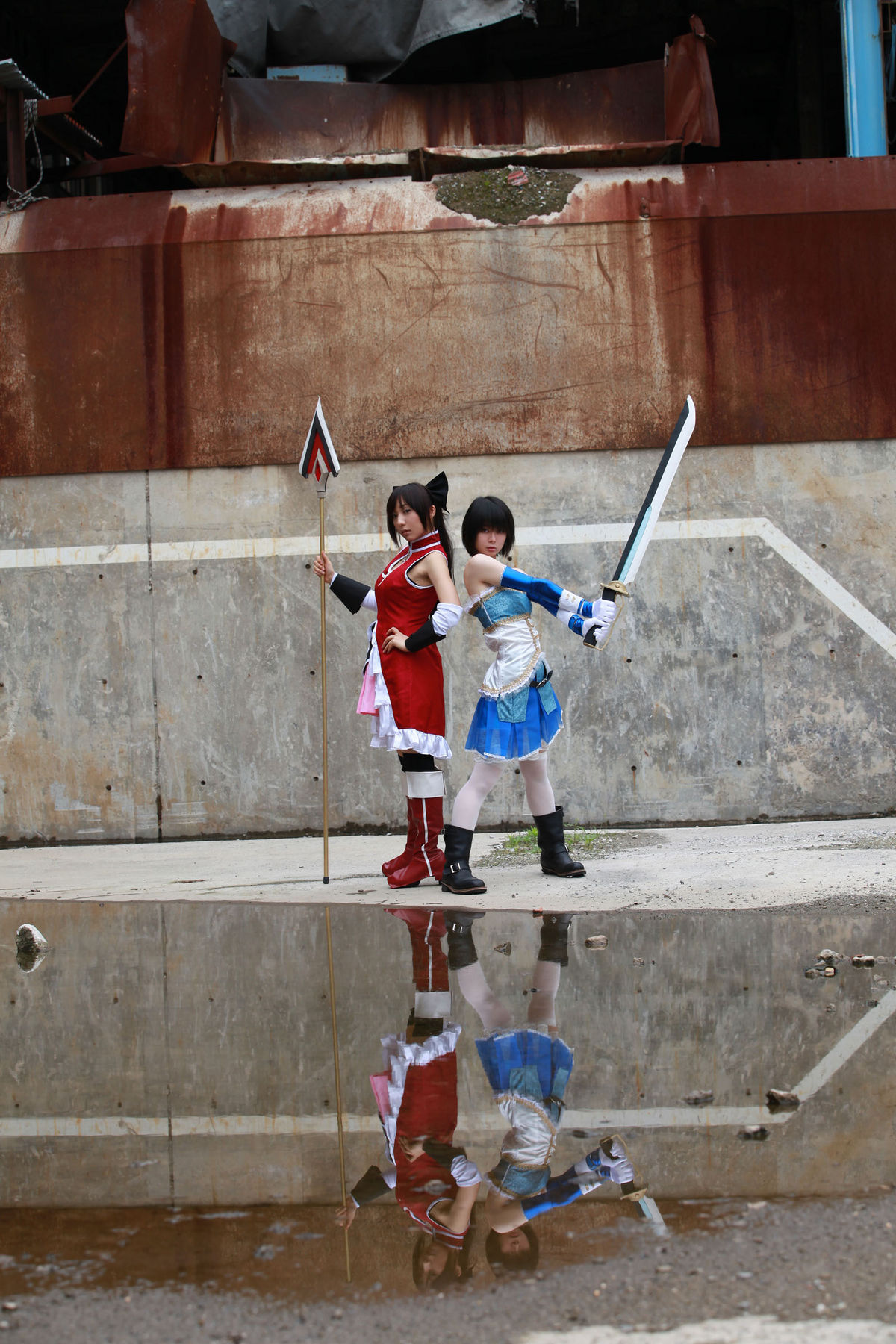 (C80) (コスプレ)   Sayaka and Kyoko  CosPlay制服诱惑套图